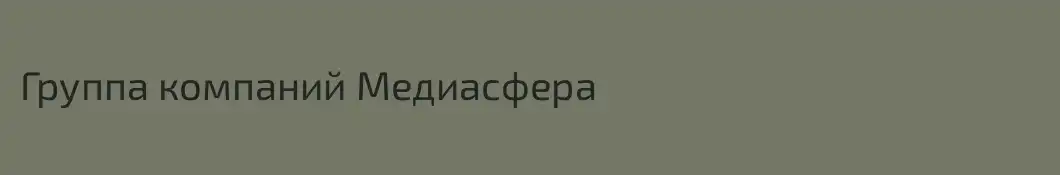 Группа компаний Медиасфера